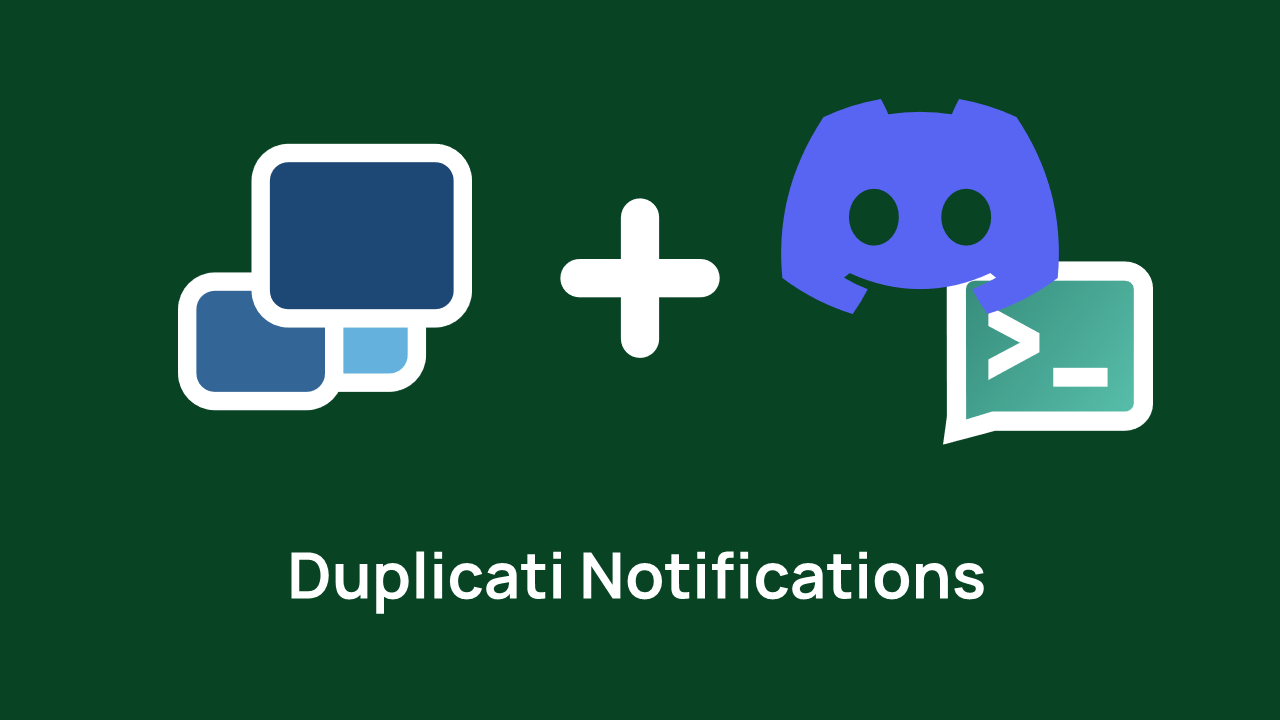 How to get Duplicati backup jobs notifications with nfty.sh or Discord ?